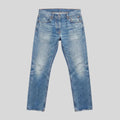 Faded vintage denim
