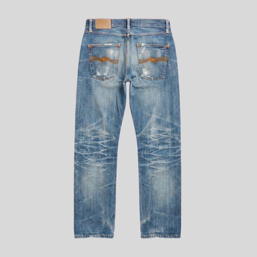 Faded vintage denim