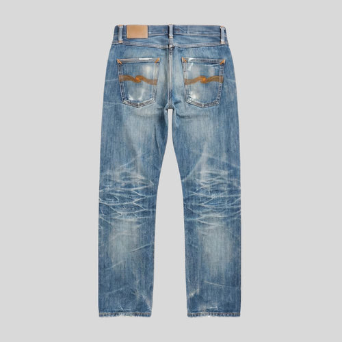 Faded vintage denim