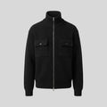 Ribbed zip jacket