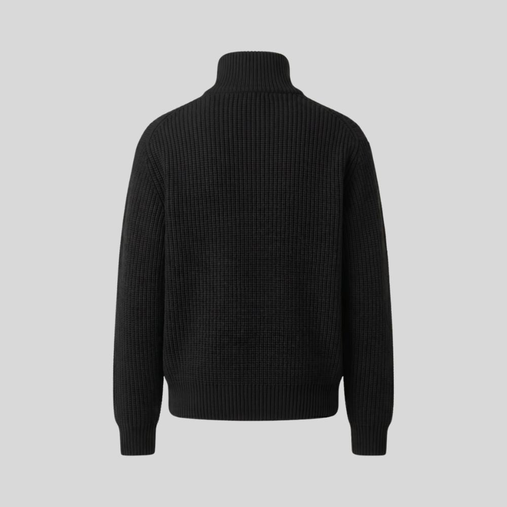 Ribbed zip jacket