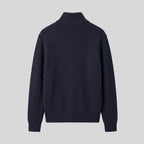 Wool-blend zip jacket