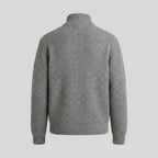Wool-blend zip jacket